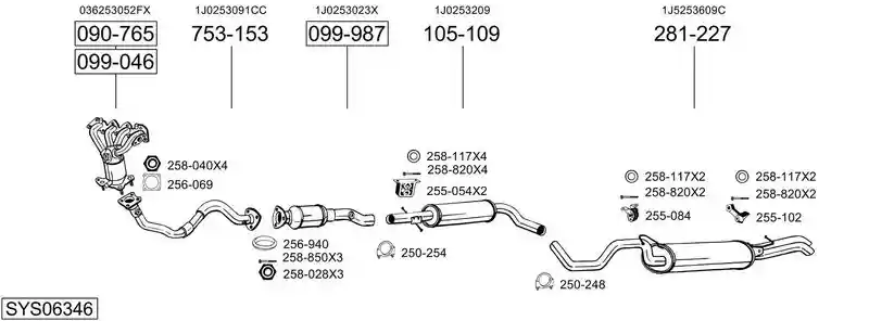 BOSAL SYS06346