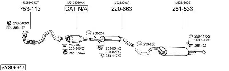 BOSAL SYS06347