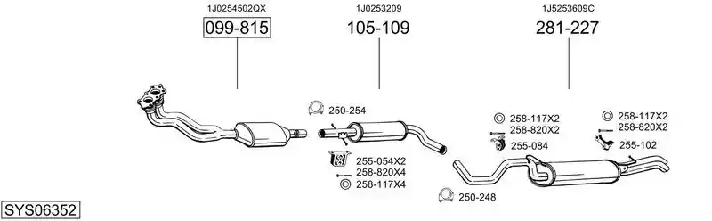 BOSAL SYS06352