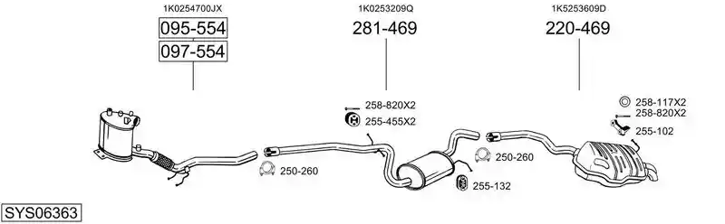BOSAL SYS06363