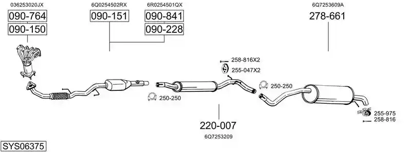 BOSAL SYS06375