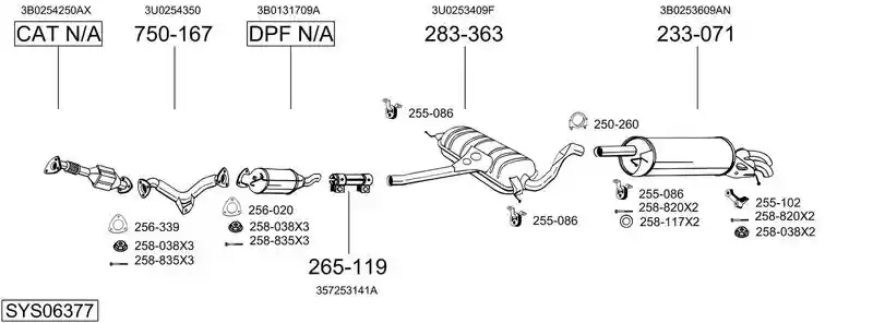 BOSAL SYS06377
