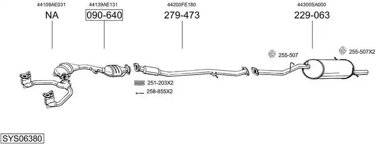 BOSAL SYS06380