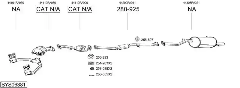 BOSAL SYS06381