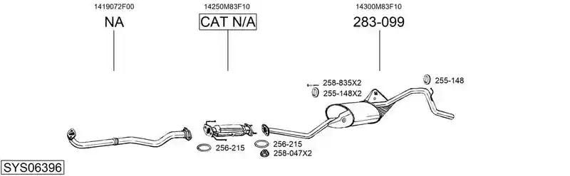 BOSAL SYS06396