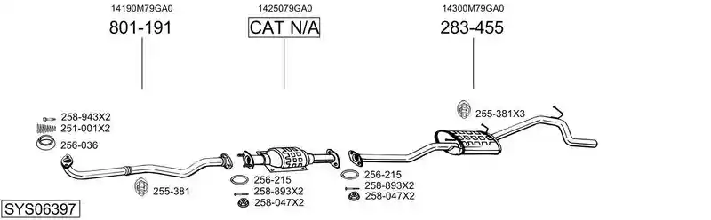 BOSAL SYS06397