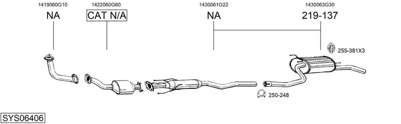 BOSAL SYS06406
