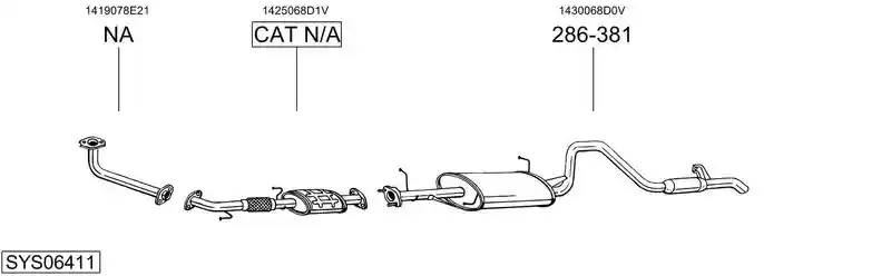 BOSAL SYS06411