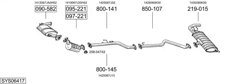 BOSAL SYS06417