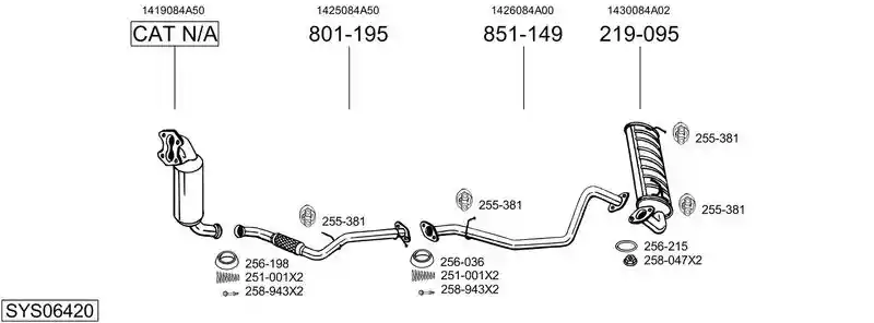 BOSAL SYS06420