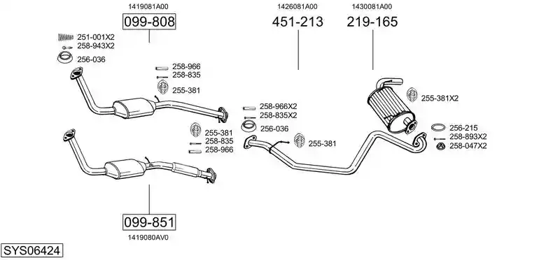 BOSAL SYS06424
