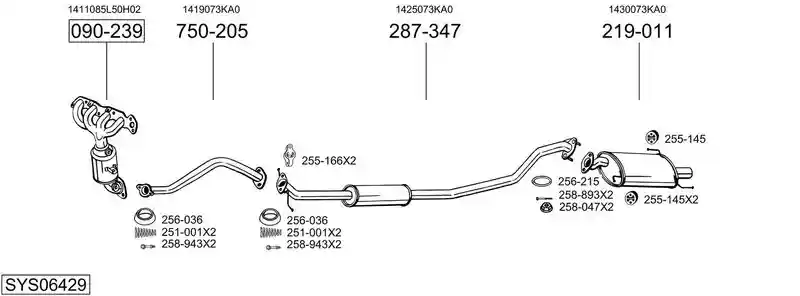 BOSAL SYS06429