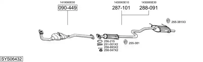 BOSAL SYS06432