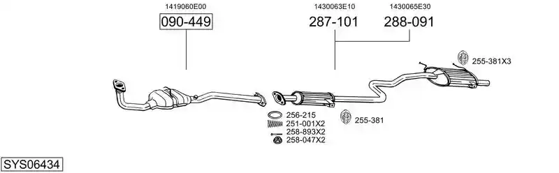 BOSAL SYS06434