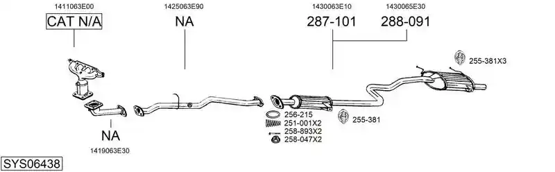 BOSAL SYS06438
