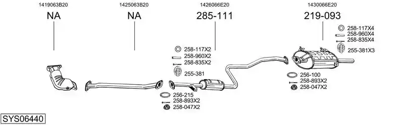BOSAL SYS06440