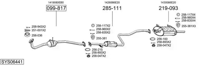 BOSAL SYS06441