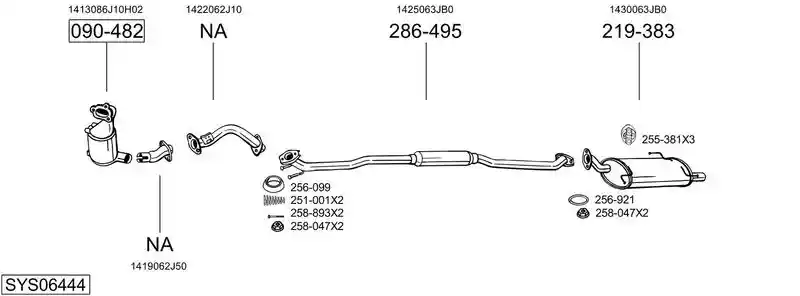 BOSAL SYS06444
