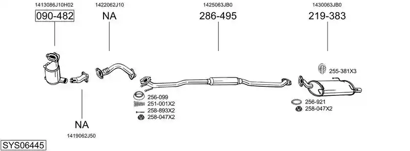 BOSAL SYS06445