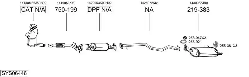 BOSAL SYS06446