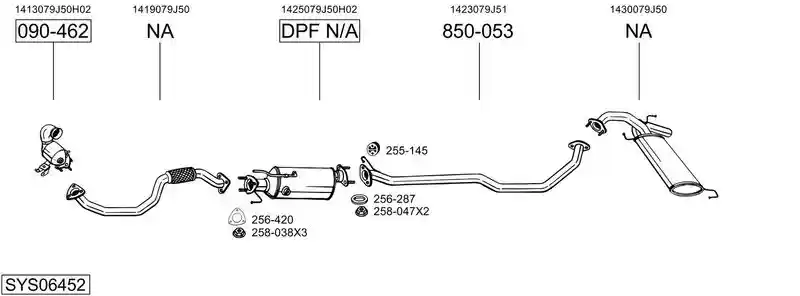 BOSAL SYS06452