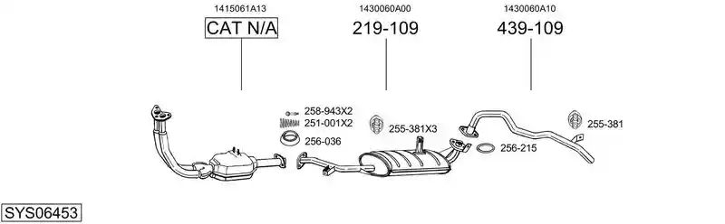 BOSAL SYS06453