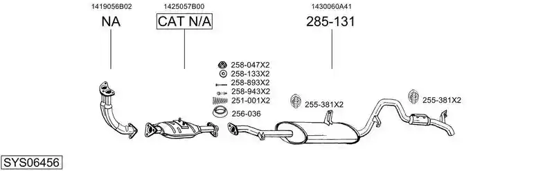 BOSAL SYS06456