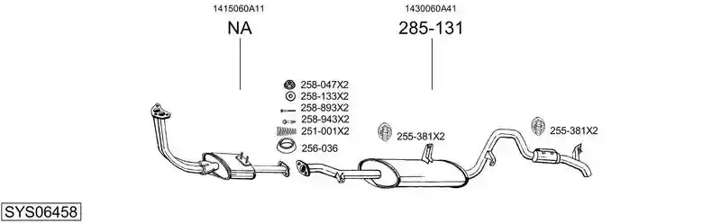 BOSAL SYS06458