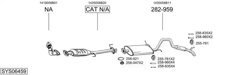 BOSAL SYS06459