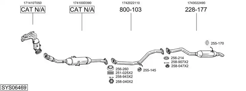BOSAL SYS06469