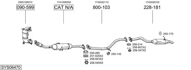 BOSAL SYS06470