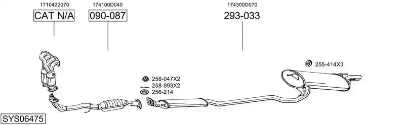 BOSAL SYS06475