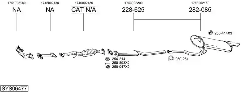 BOSAL SYS06477