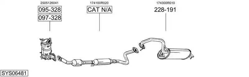 BOSAL SYS06481