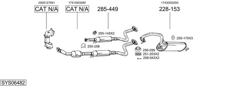 BOSAL SYS06482