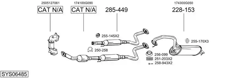 BOSAL SYS06485
