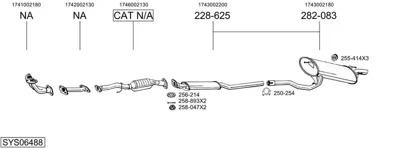 BOSAL SYS06488