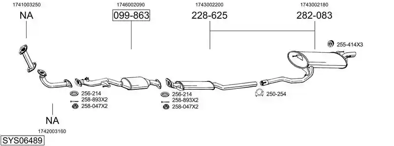 BOSAL SYS06489