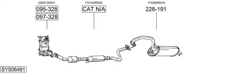 BOSAL SYS06491