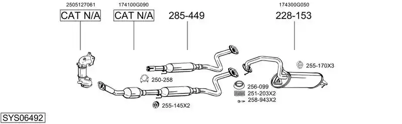 BOSAL SYS06492