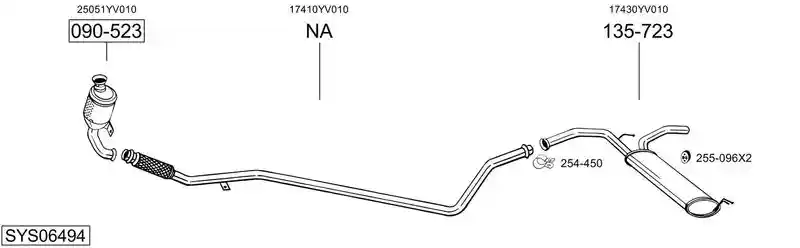 BOSAL SYS06494