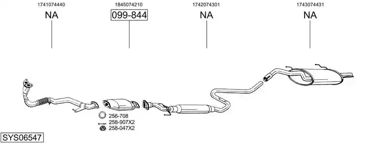 BOSAL SYS06547