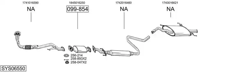 BOSAL SYS06550