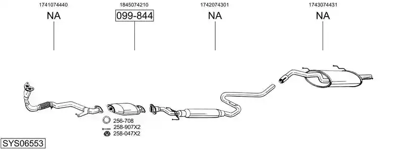 BOSAL SYS06553