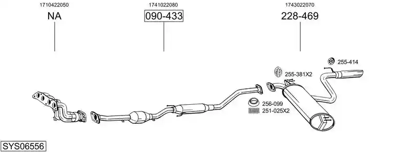 BOSAL SYS06556