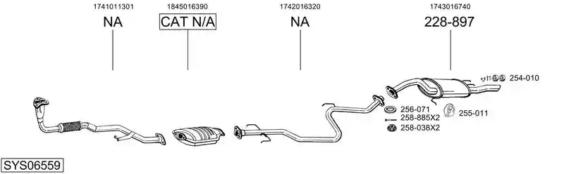 BOSAL SYS06559