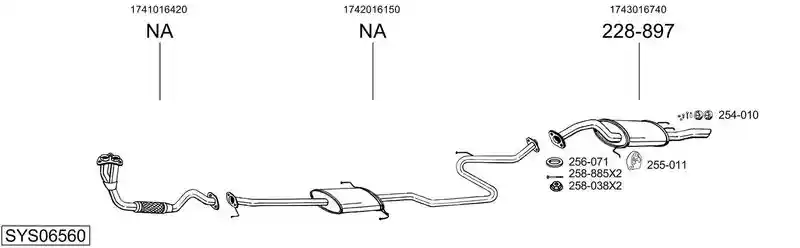 BOSAL SYS06560