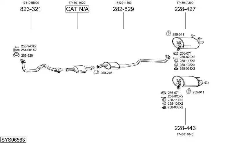 BOSAL SYS06563