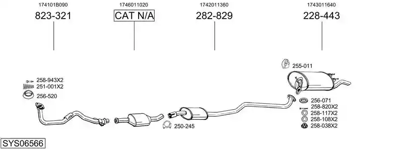 BOSAL SYS06566