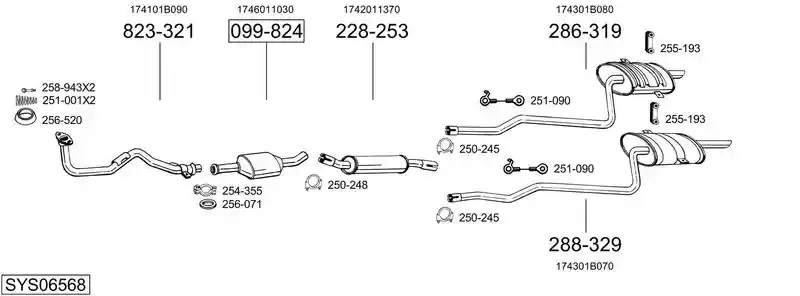 BOSAL SYS06568